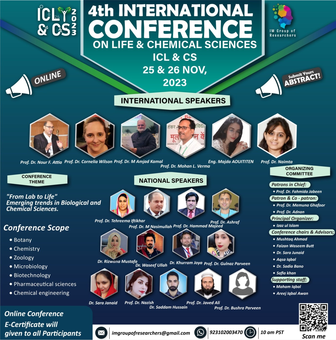 4th INTERNATIONAL CONFERENCE ON LIFE AND CHEMICAL SCIENCES
