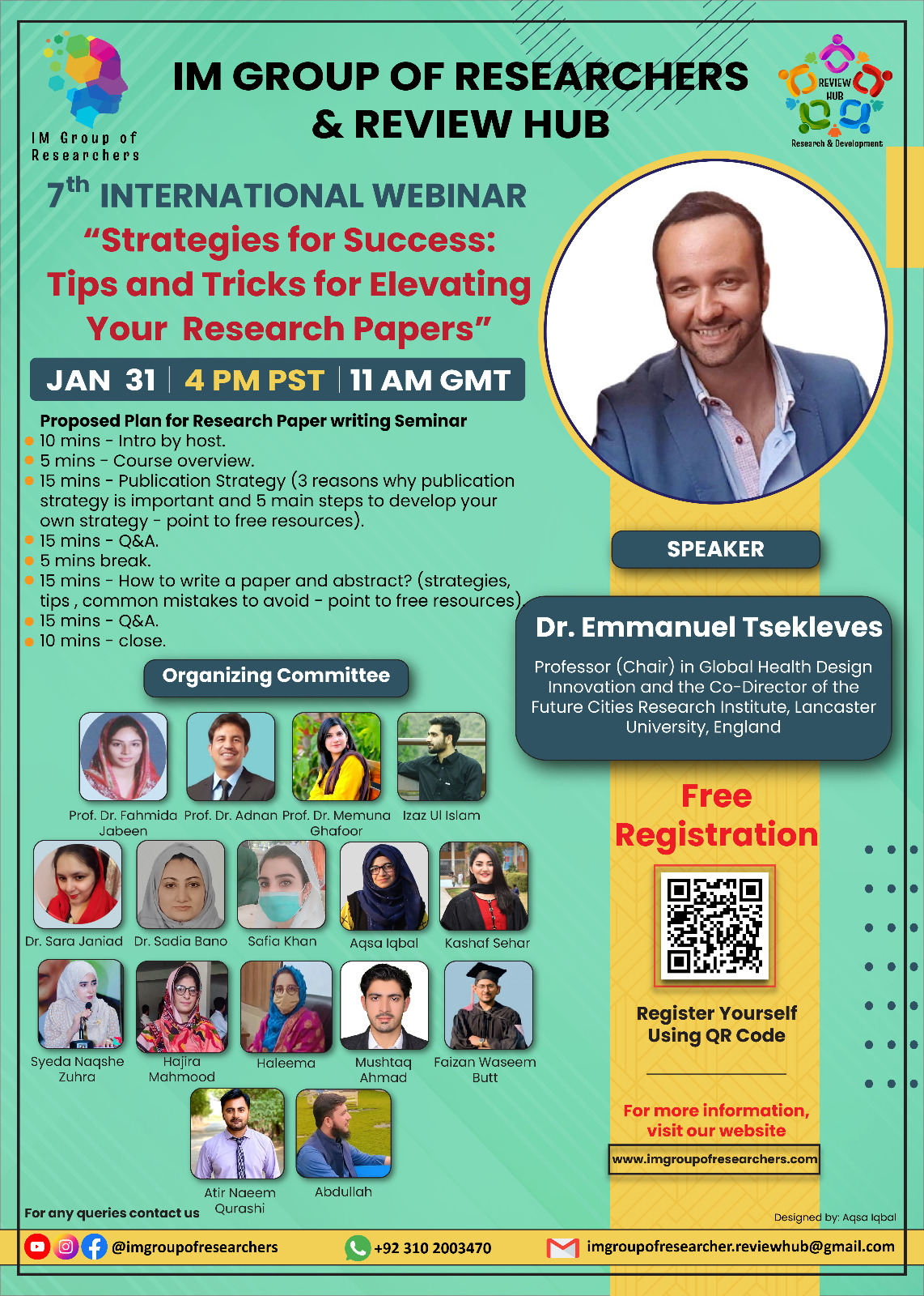 7th International Webinar on "Strategies for Success: Tips and Tricks for Elevating your Research Papers"