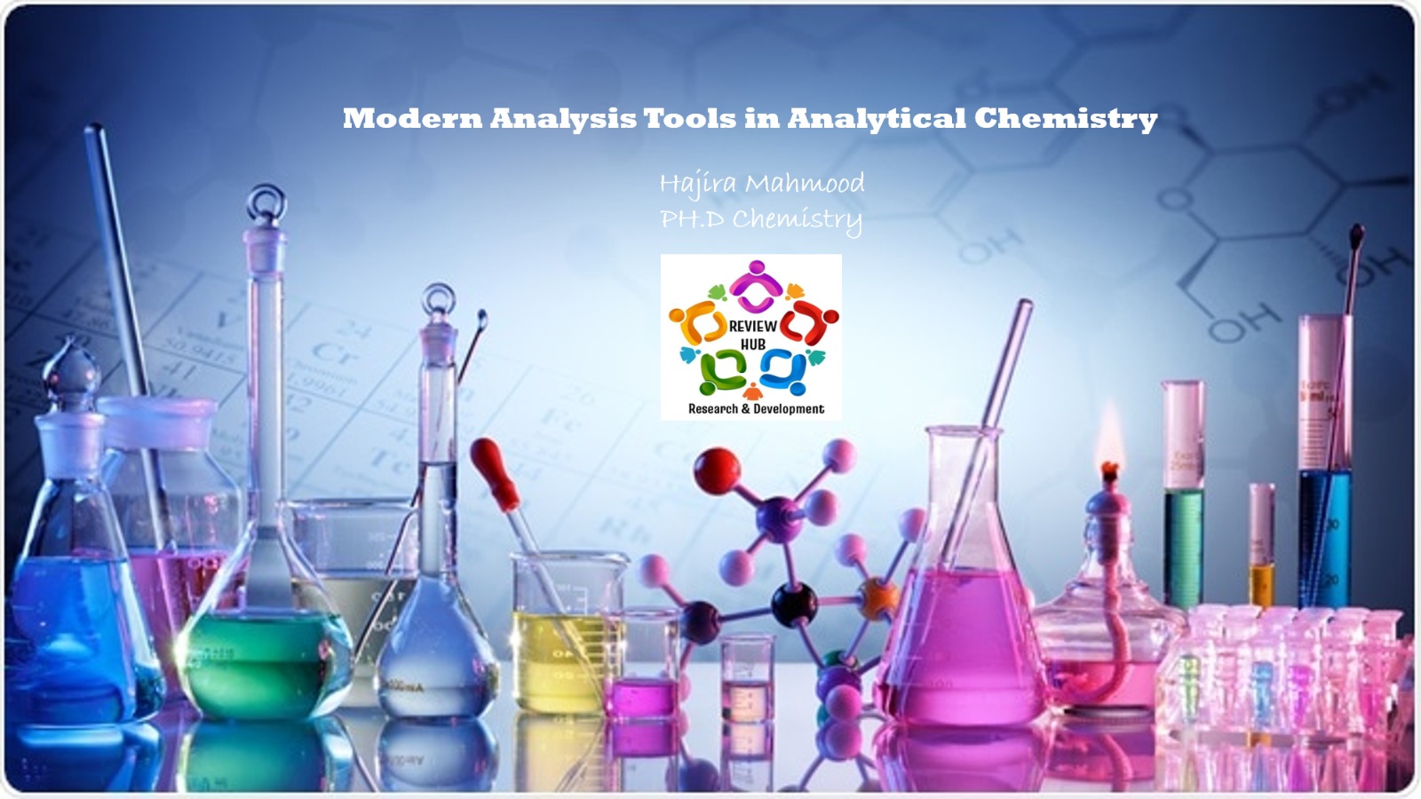 Modern Analysis Tools in Analytical Chemistry