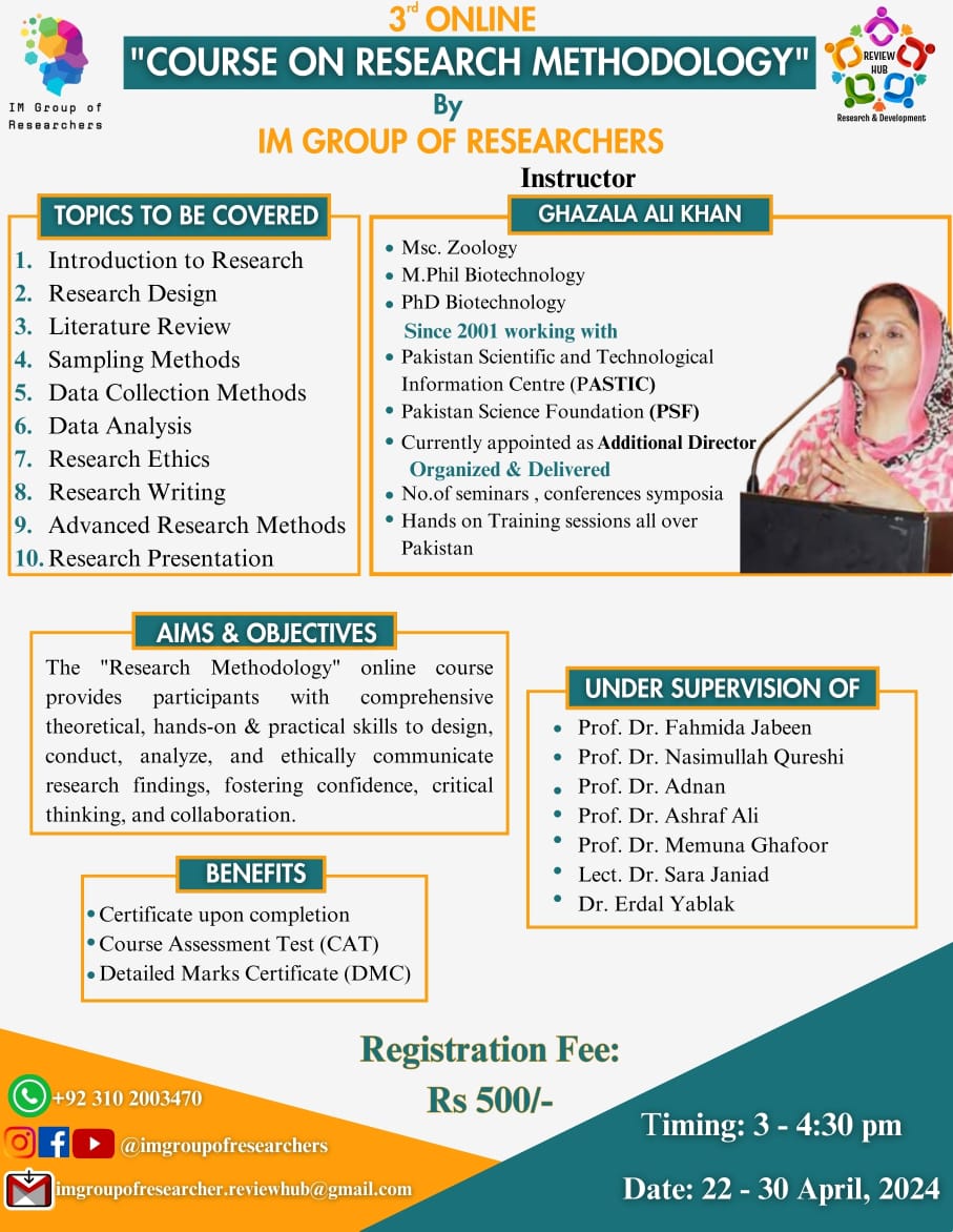 Course on “Research Methodology”