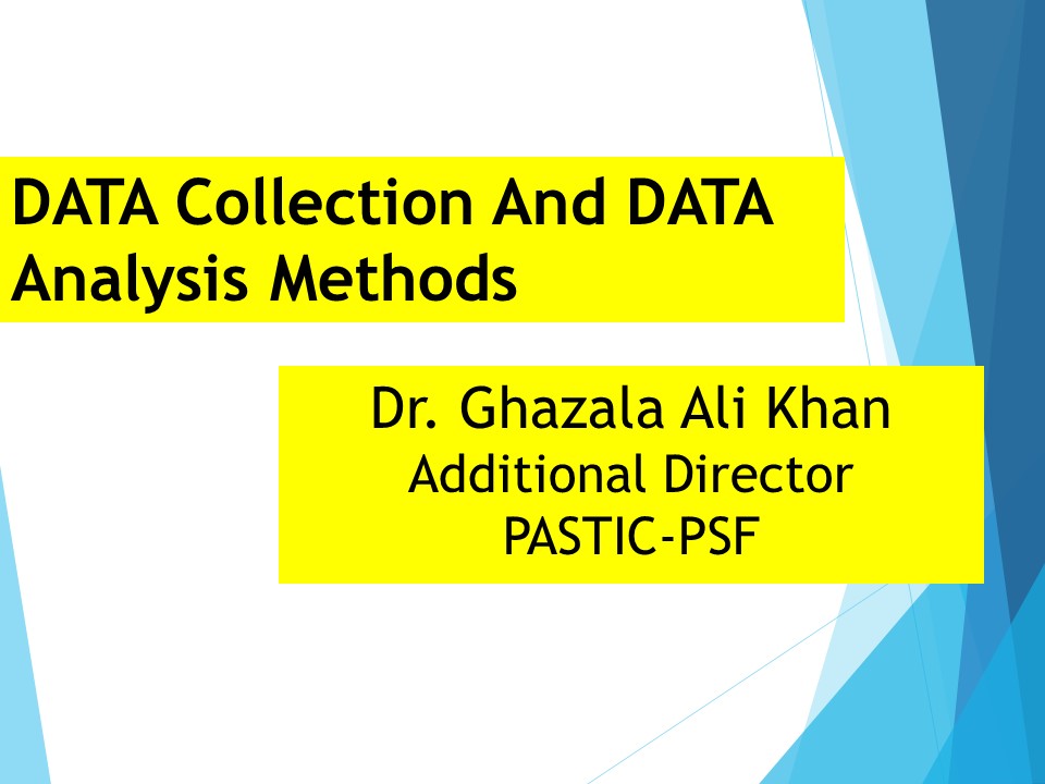 DATA Collection And DATA Analysis Methods
