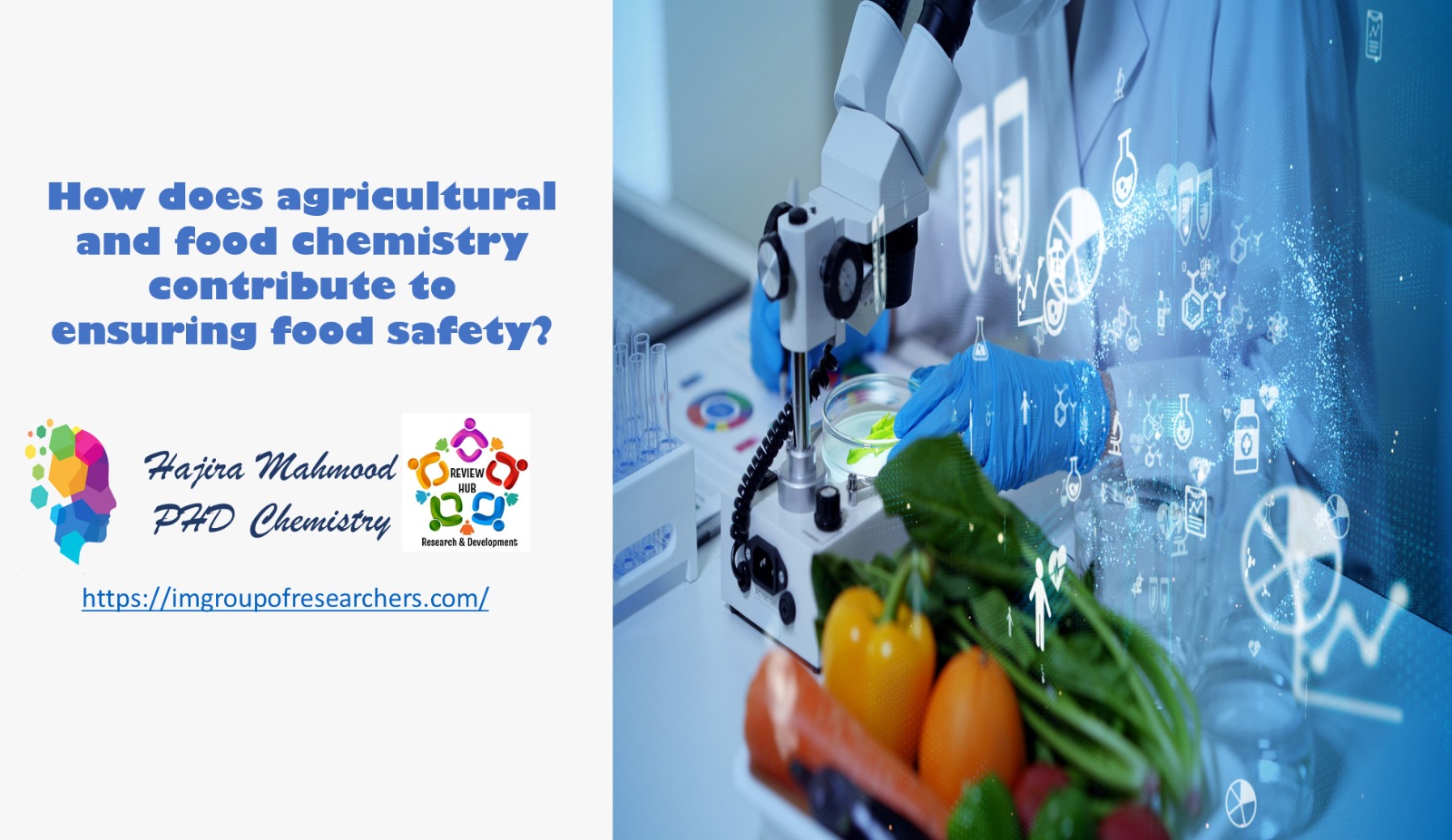 How does Agricultural and Food Chemistry Contribute to Ensure Food Safety?