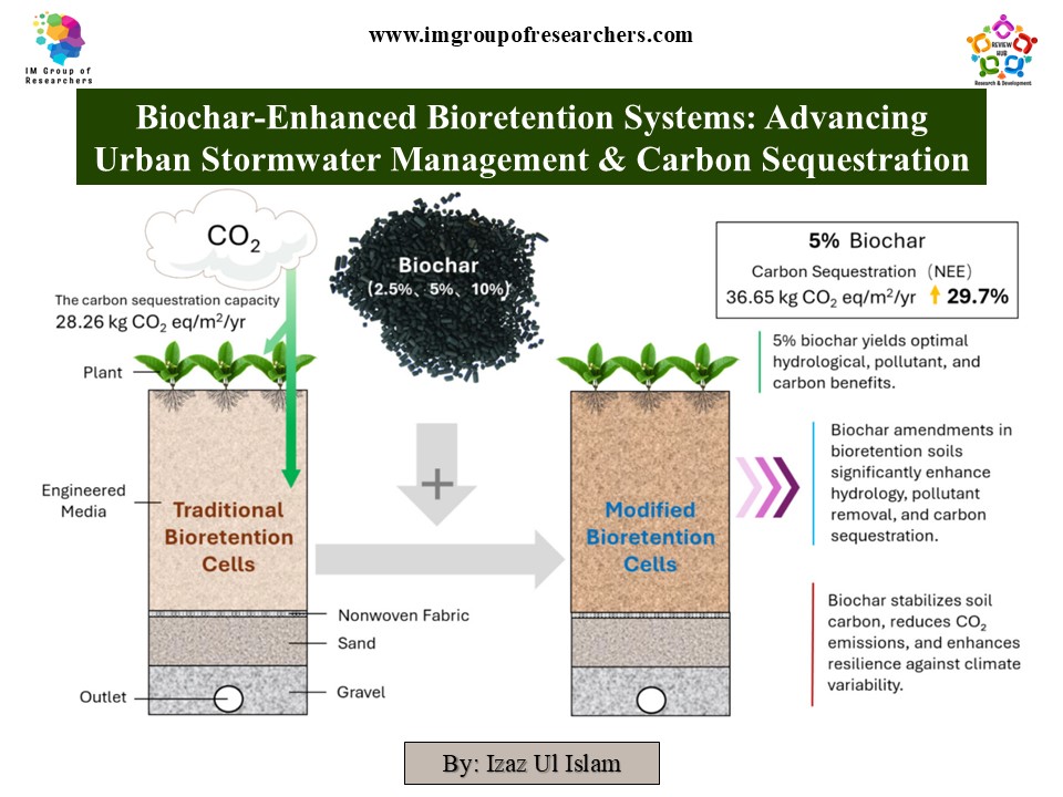 Biochar-Enhanced Bioretention Systems: Advancing Urban Stormwater Management and Carbon Sequestration